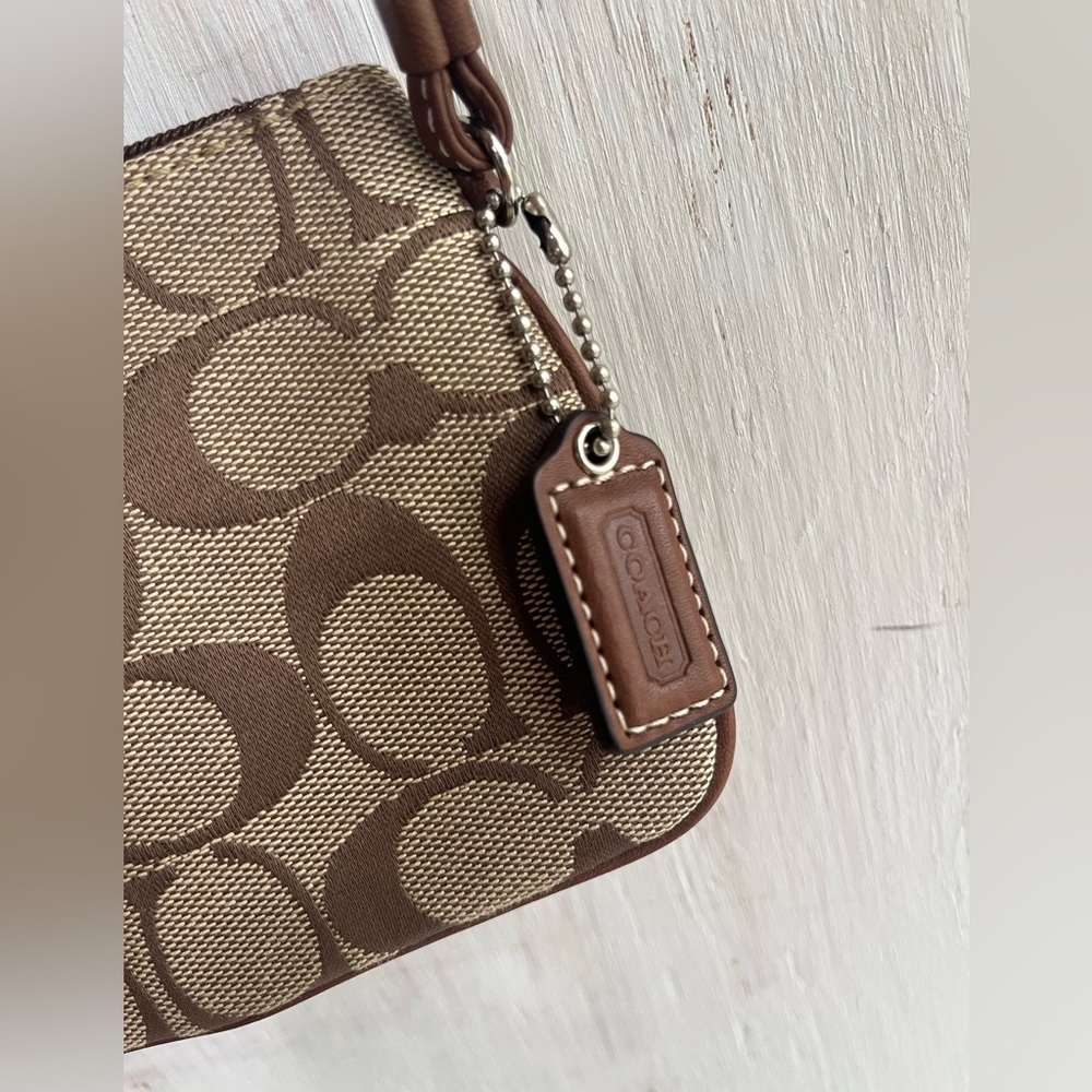 COACH Signature Small Coin Wallet - Picture 7 of 9